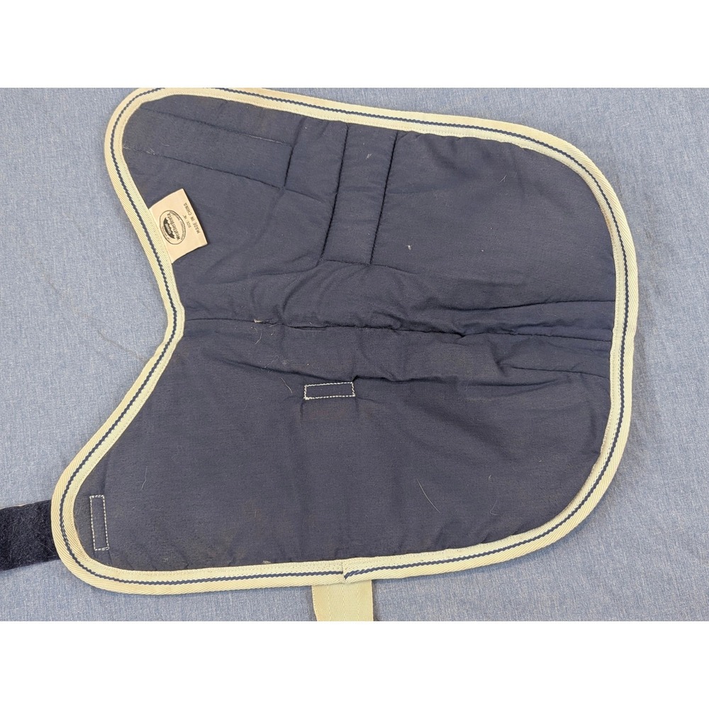 WeatherBeeta Navy Blue Quilted Dog Coat Jacket Reflective 16 Inch Size 16 Medium - Picture 5 of 9